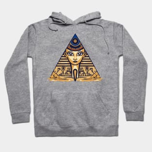 Ancient Egypt Golden Grandeur: Legendary Egyptian Artistry in Modern Style Hoodie